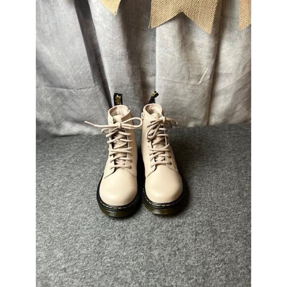 Dr. Martens 1460 Pascal Virginia Butter Yellow Kids Boots Size 13 - Picture 2 of 10